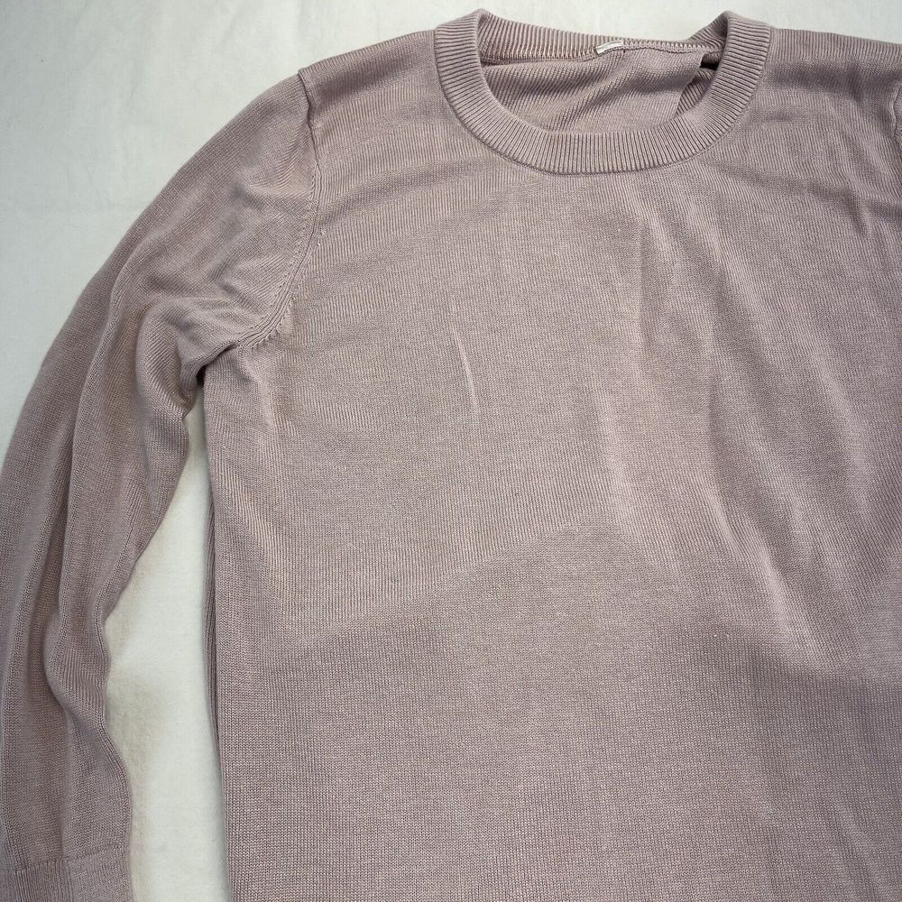 Lululemon Bring It Backbend Sweater Womens 4/6 Porcelain Pink - Picture 5 of 14